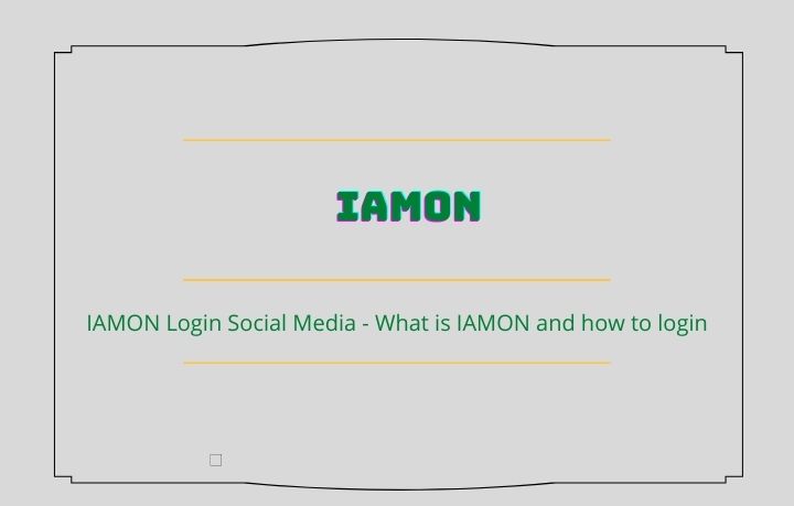 IAMON login