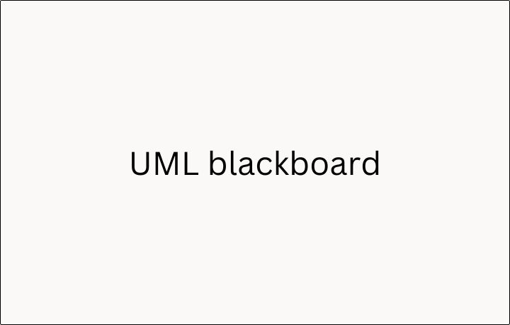 UML blackboard