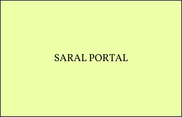 Saral Portal Haryana
