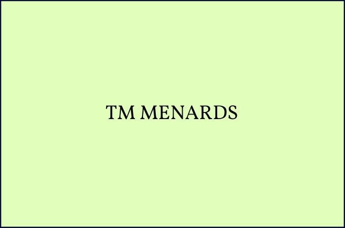 TM Menards login