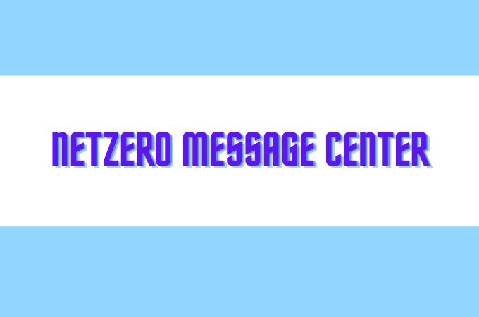 netzero message center