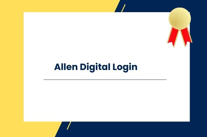 Allen Digital Login