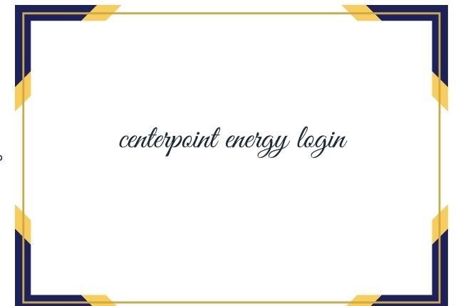 centerpoint energy login