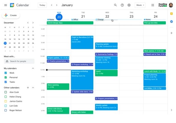 ALT: Google calendar- so useful tool!