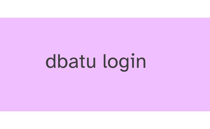 dbatu login