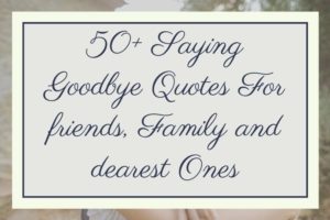 goodbye quotes and sayings