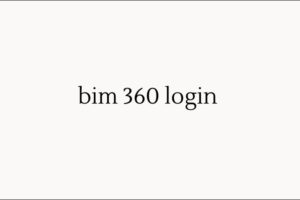 bim 360 login