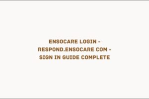 ensocare login