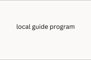 local guide program