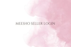 Meesho seller login