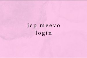 jcp meevo login
