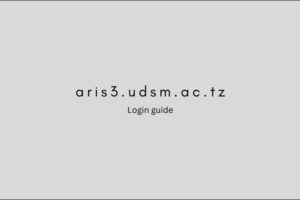 aris3.udsm.ac.tz login