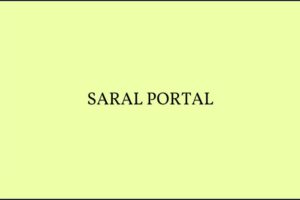 saral portal
