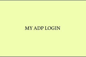 my adp login