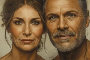 How do the characteristics of mother and father