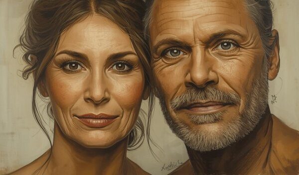 How do the characteristics of mother and father