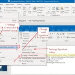 how to change signature in outlook